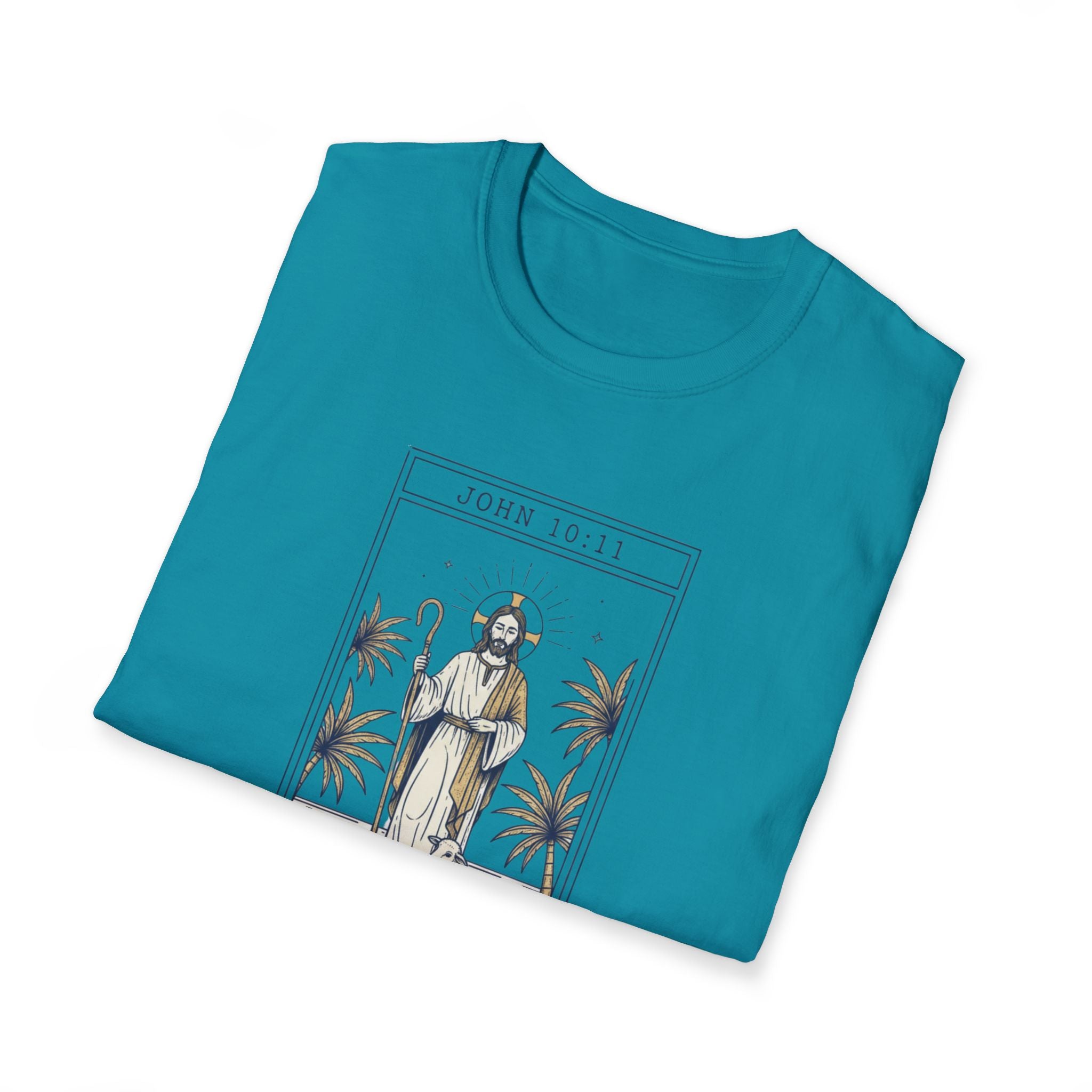 John 10:11 The Good Shepherd Card T-Shirt