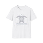 Faith That Endures Alpha Omega Turtle - T-Shirt