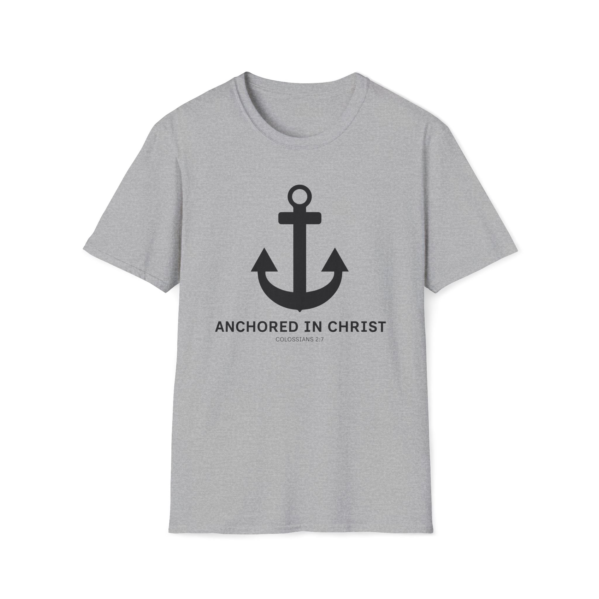 Anchored In Christ Anchor Graphic T-Shirt