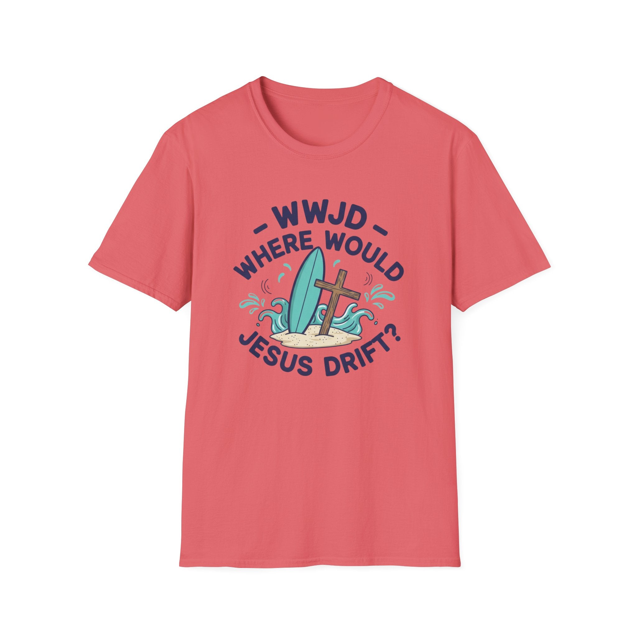 WWJD Where Would Jesus Drift? T-Shirt