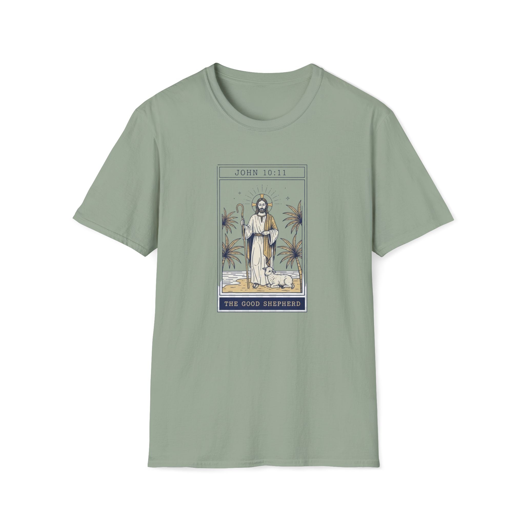 John 10:11 The Good Shepherd Card T-Shirt