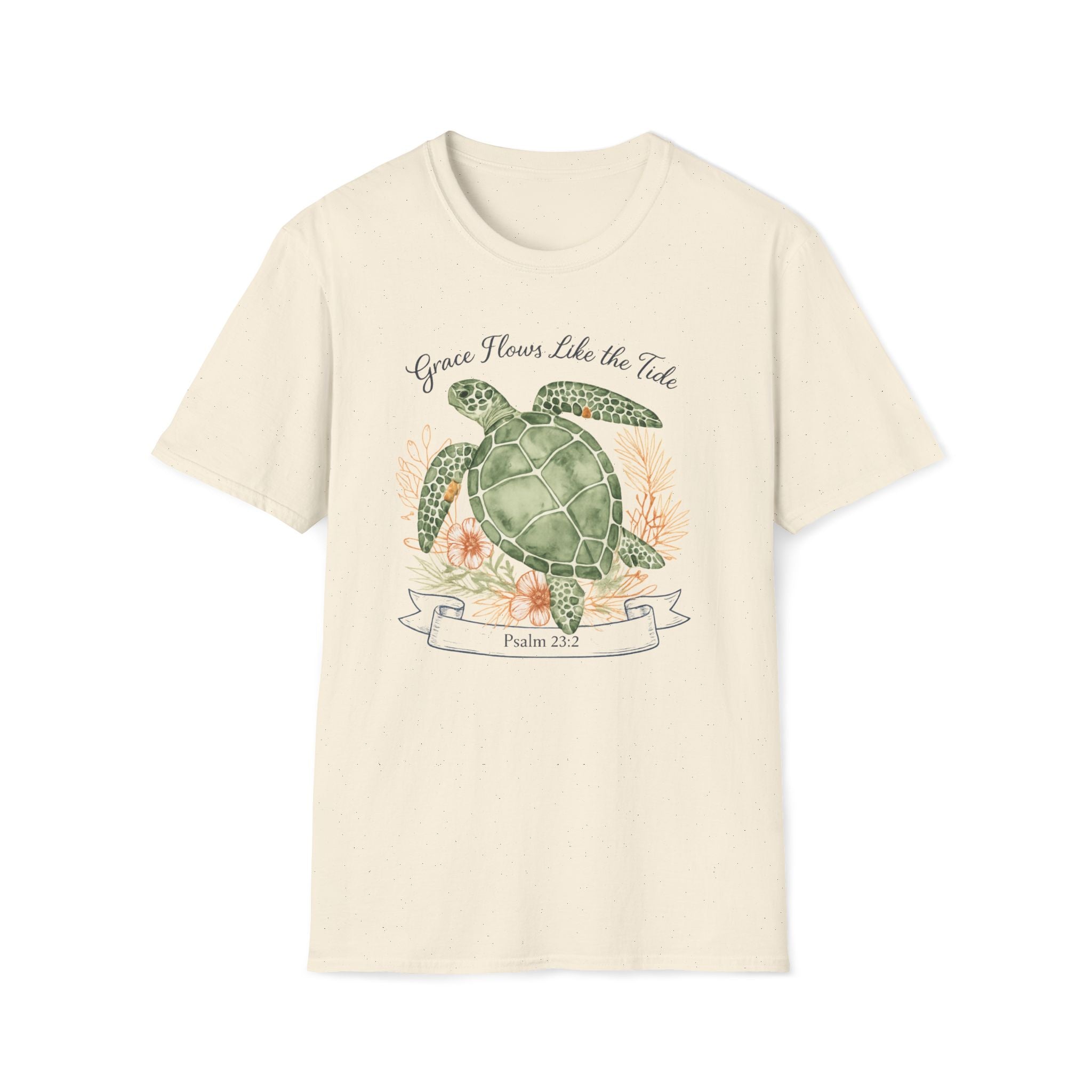 Grace Flows Like The Tide Sea Turtle T-Shirt