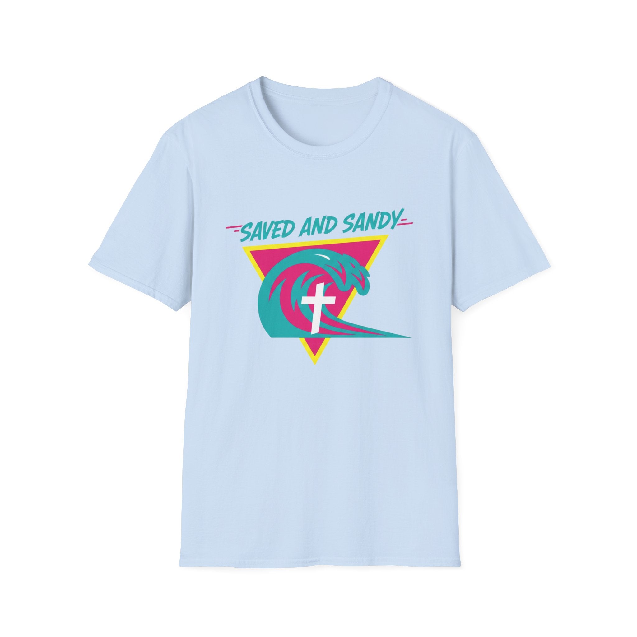 Saved and Sandy Neon - T-Shirt