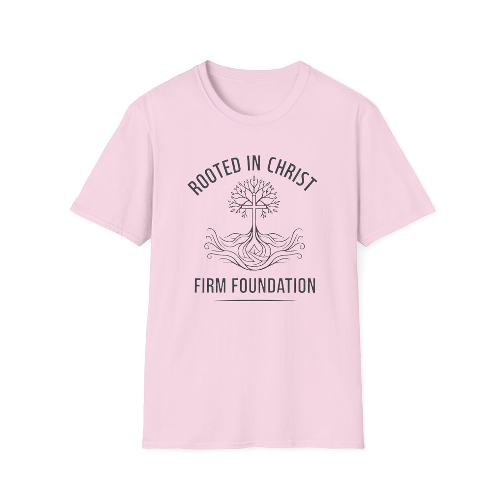 Rooted in Christ Firm Foundation - T-Shirt
