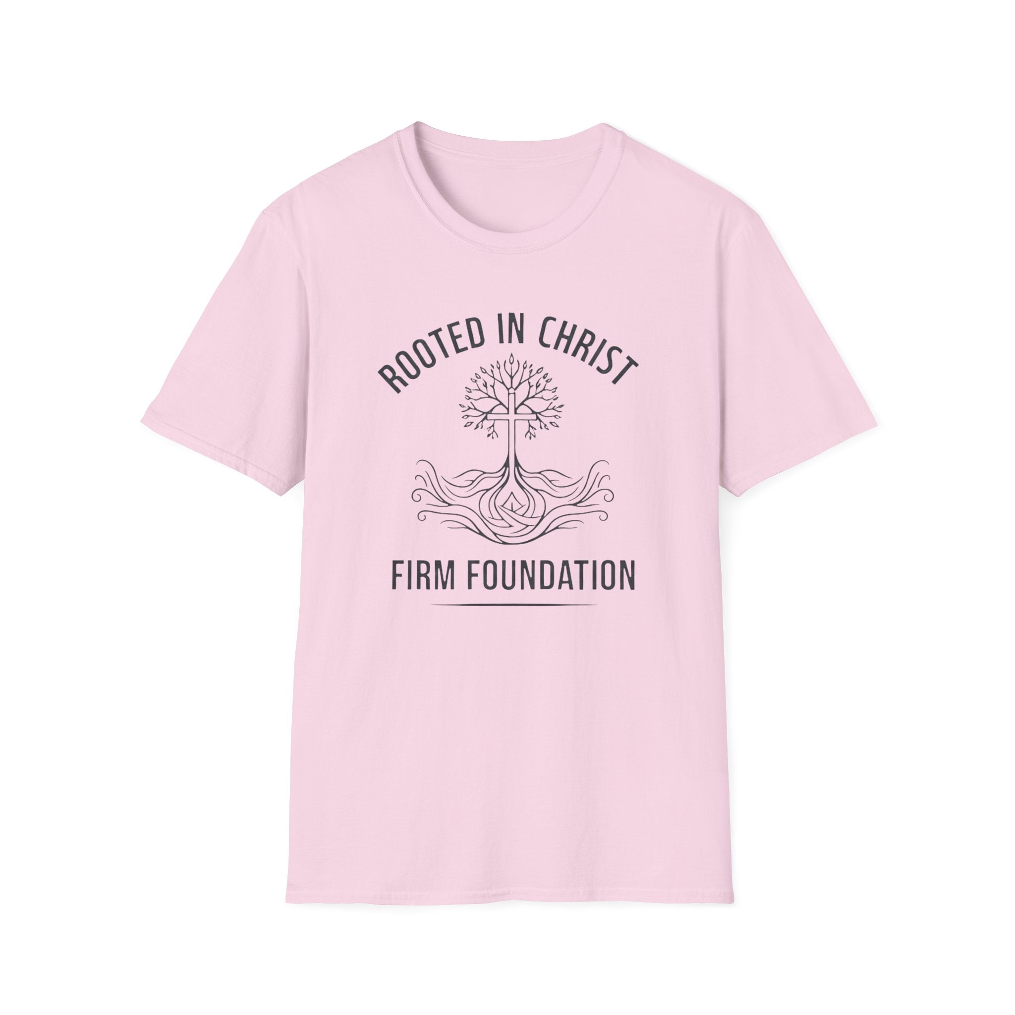 Rooted in Christ Firm Foundation - T-Shirt