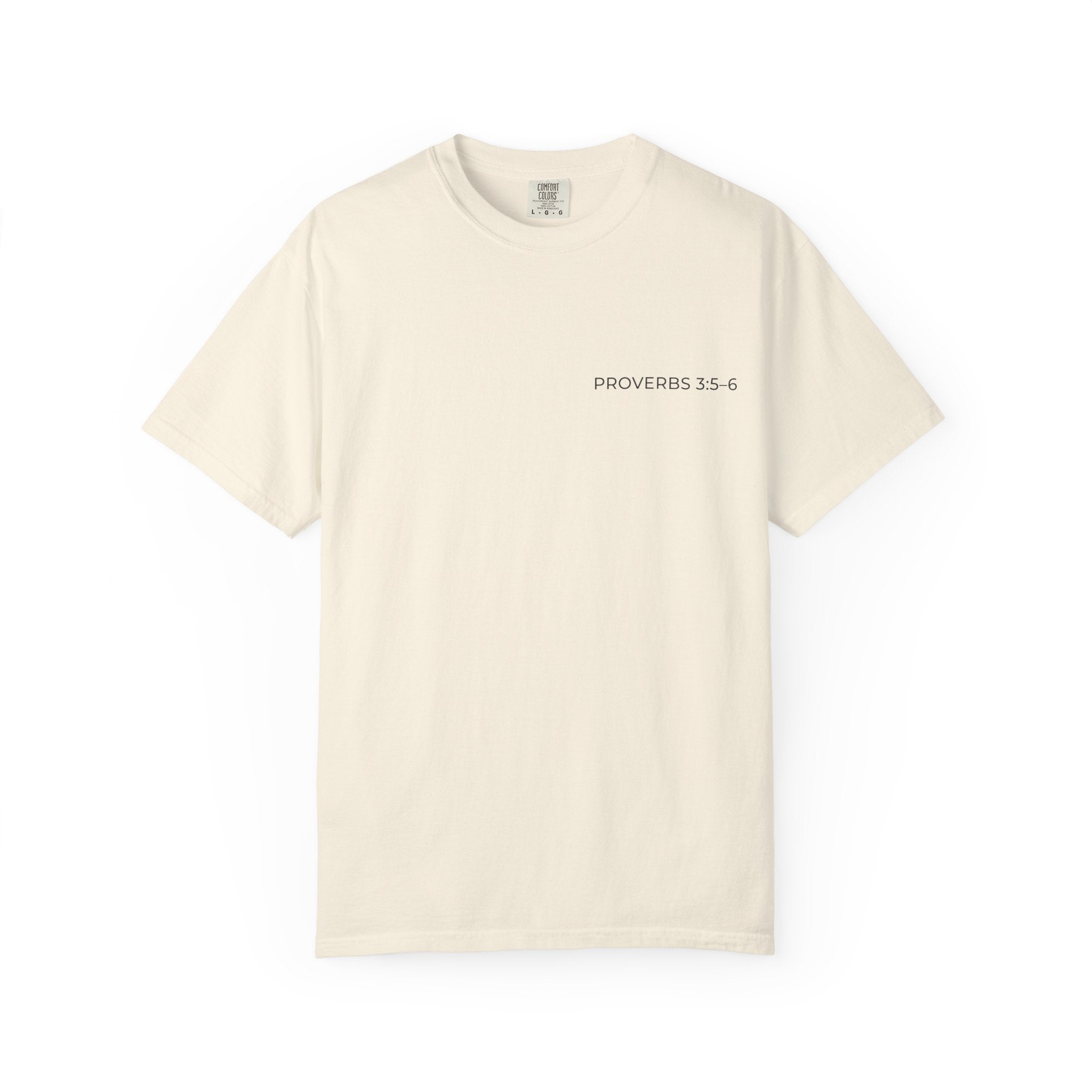 PROVERS 3:5-6 — Micro Chest Christian T-Shirt