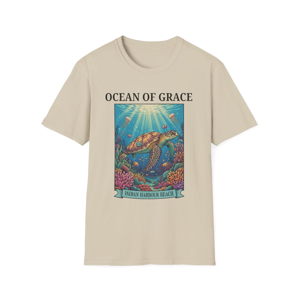 Ocean of Grace Sea Turtle Indian Harbour Beach - T-Shirt