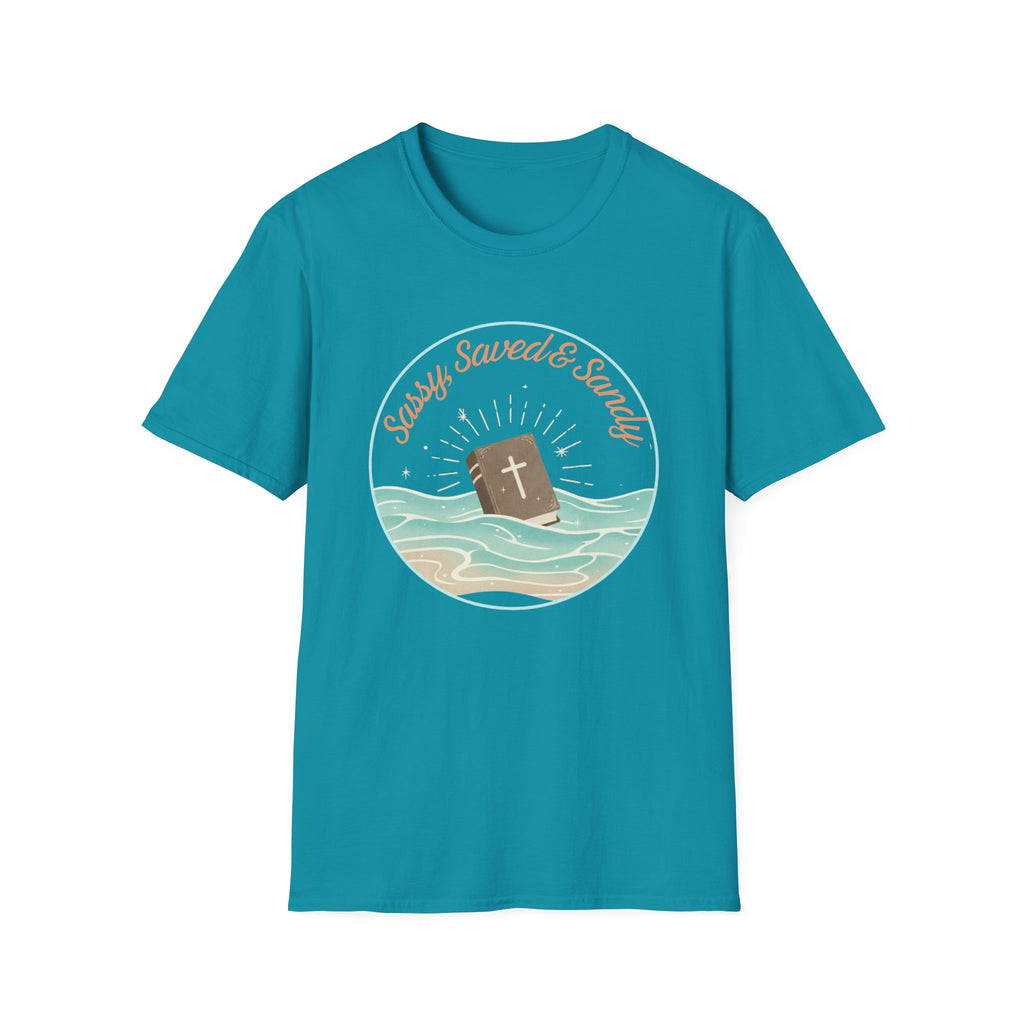 Sassy Saved & Sandy Circle - T-Shirt