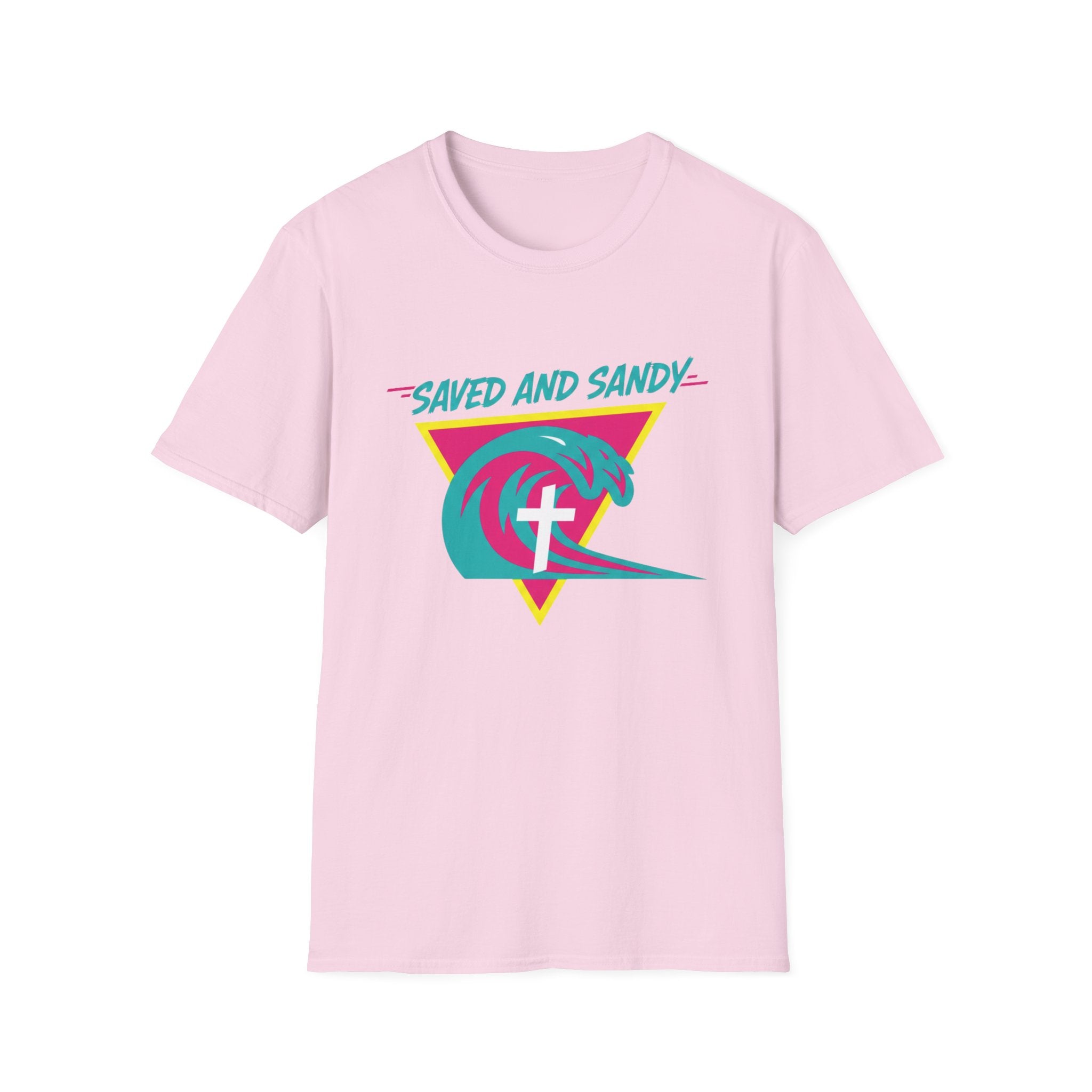 Saved and Sandy Neon - T-Shirt