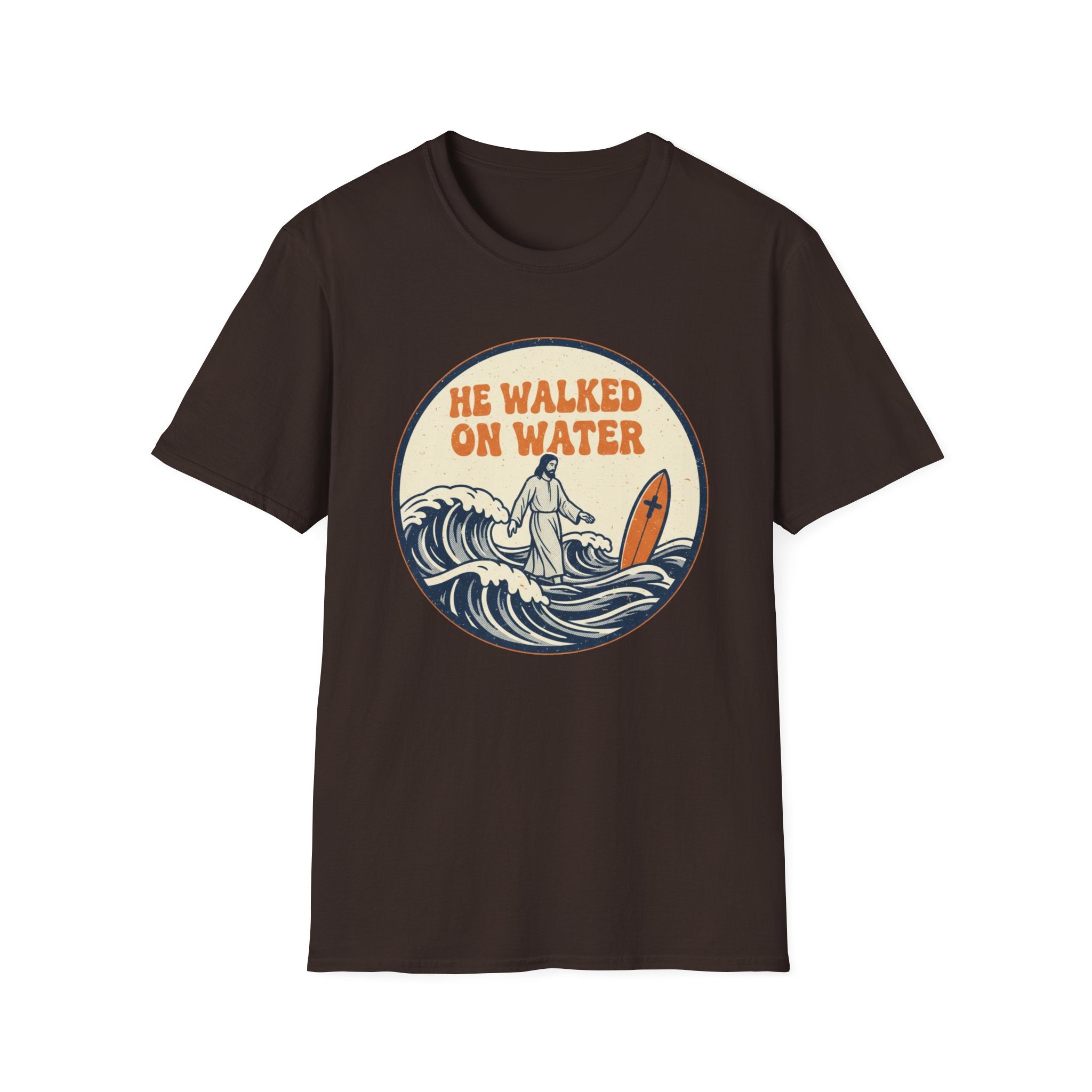 He Walked On Water 70s Vibe - T-Shirt