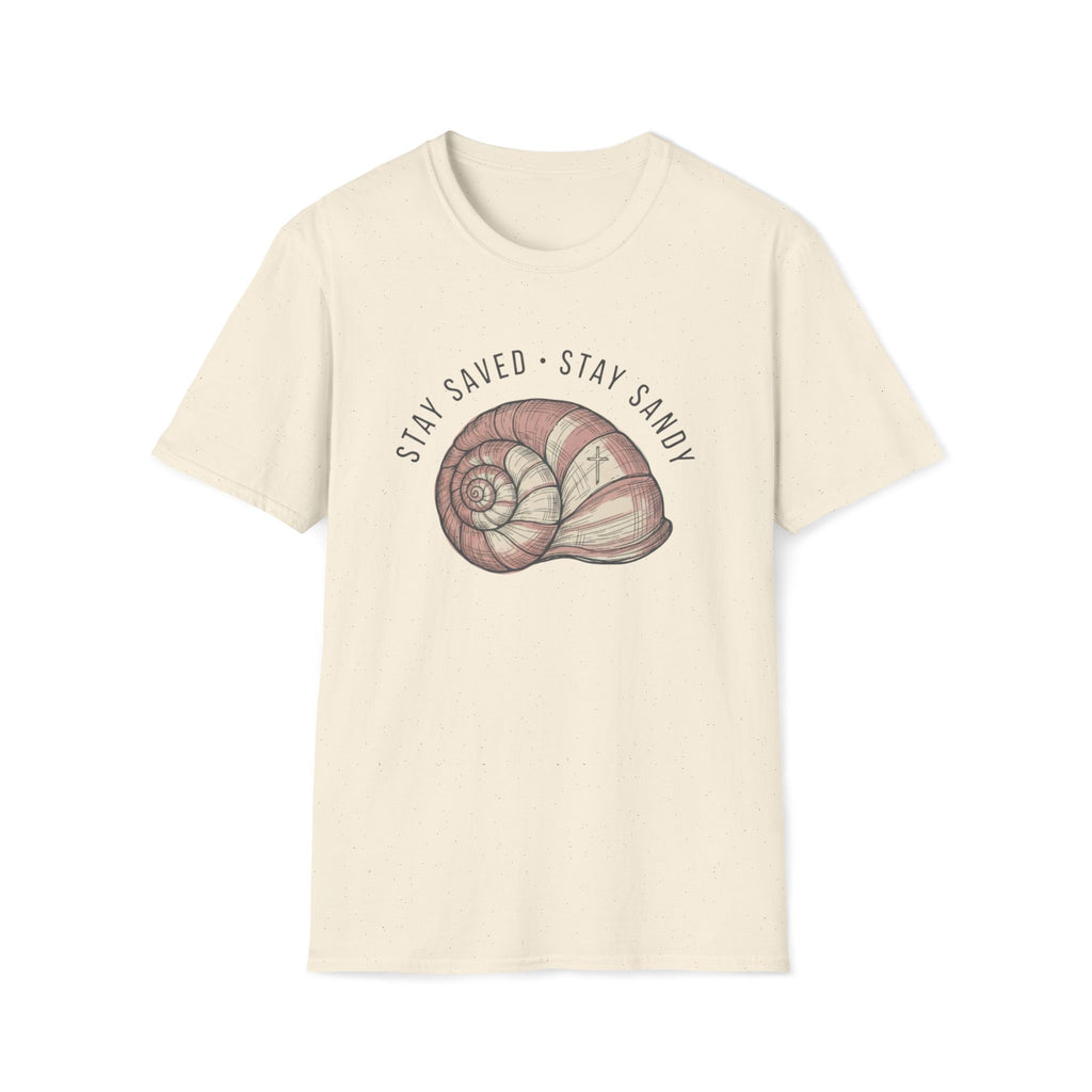 Stay Saved Stay Sandy Seashell  T-Shirt
