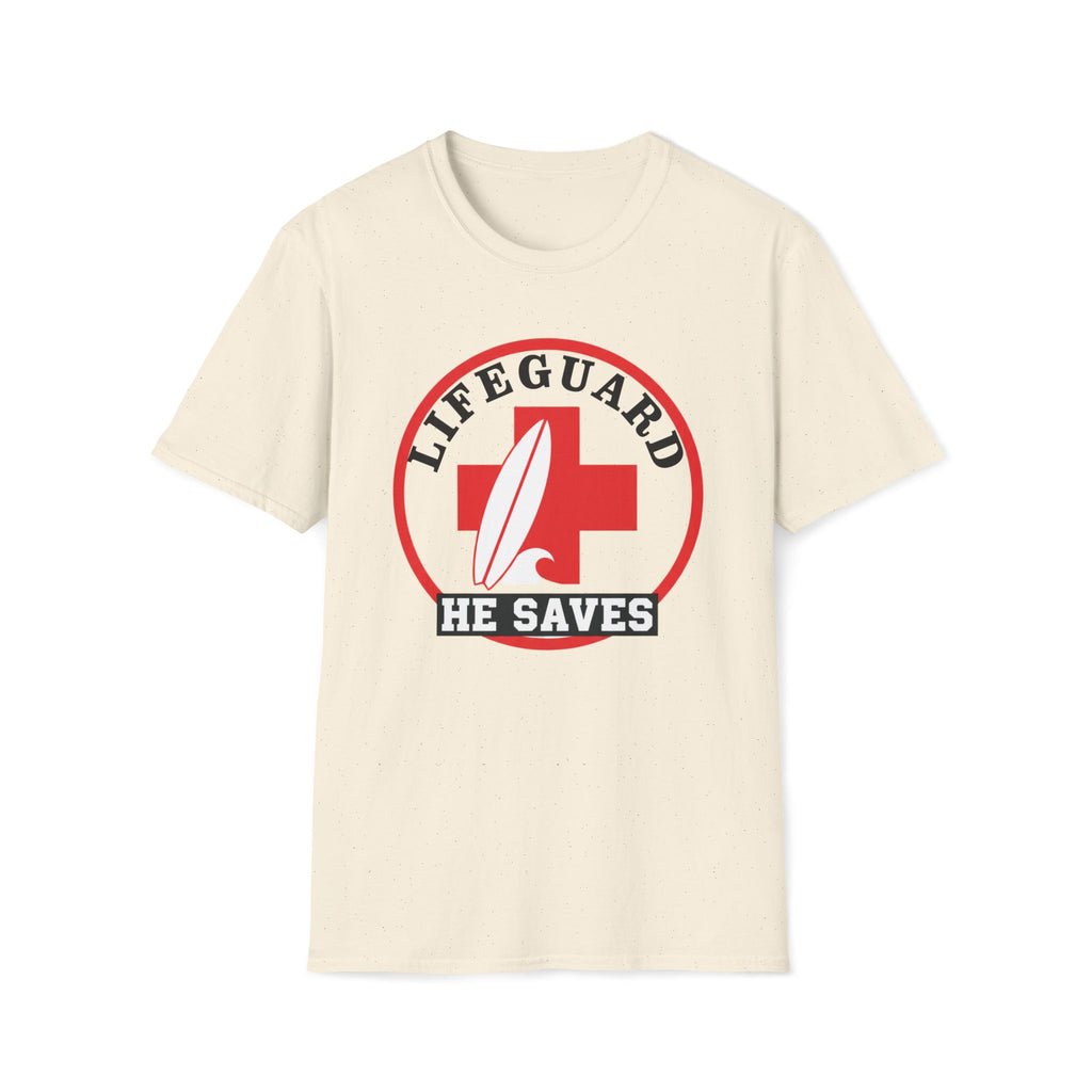 Life Guard He Saves Surf Medical T-Shirt