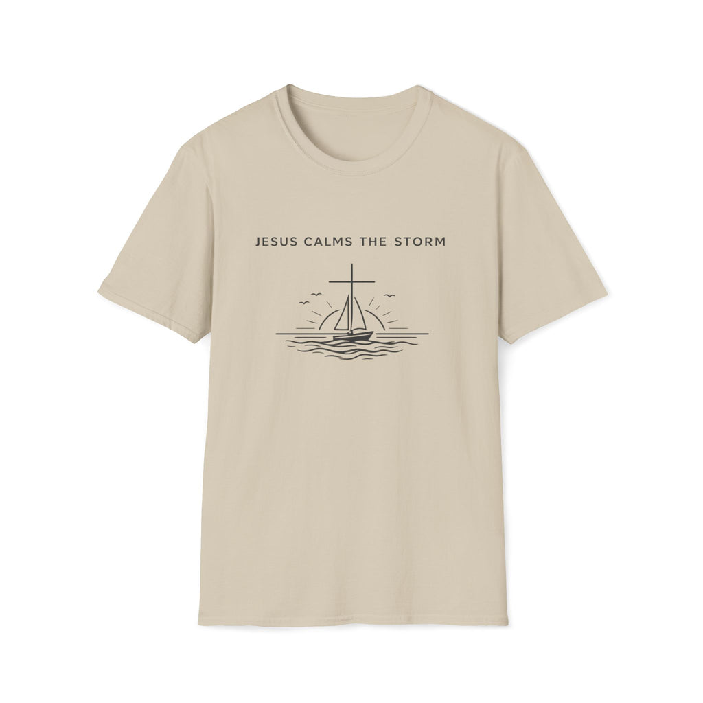 Jesus Calms the Storm Boating T-Shirt
