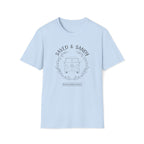 Saved & Sandy Minimalist Wreath Van Indian Harbour Beach  - T-Shirt
