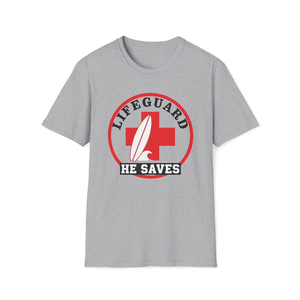 Life Guard He Saves Surf Medical T-Shirt