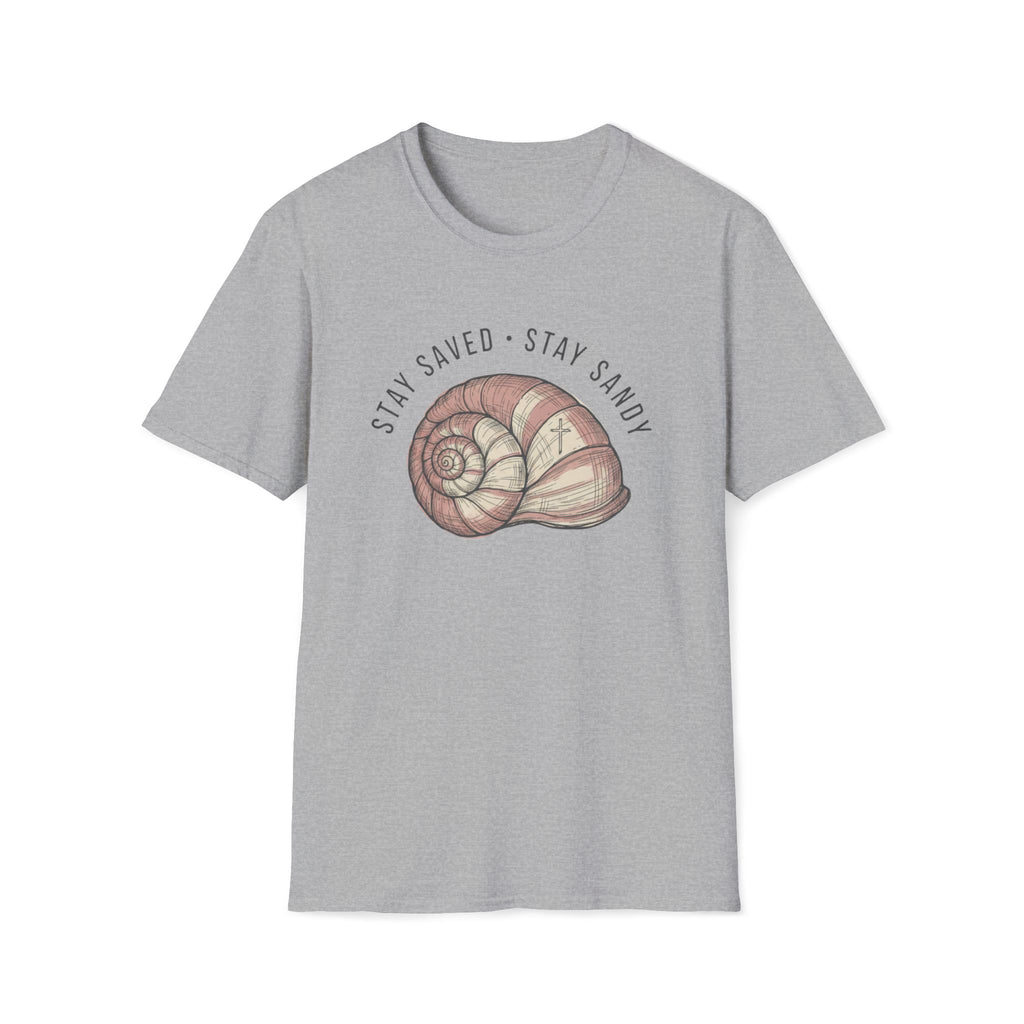 Stay Saved Stay Sandy Seashell  T-Shirt
