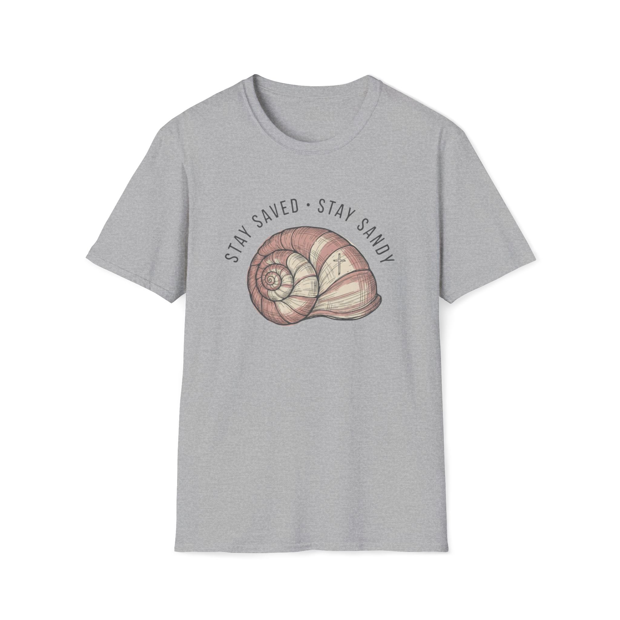 Stay Saved Stay Sandy Seashell  T-Shirt