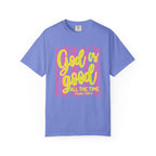 God Is Good Shirt Comfort Colors, Preppy Christian Tee, Colorful Striped Faith Shirt, Bible Verse Tee, Religious Gift for Women
