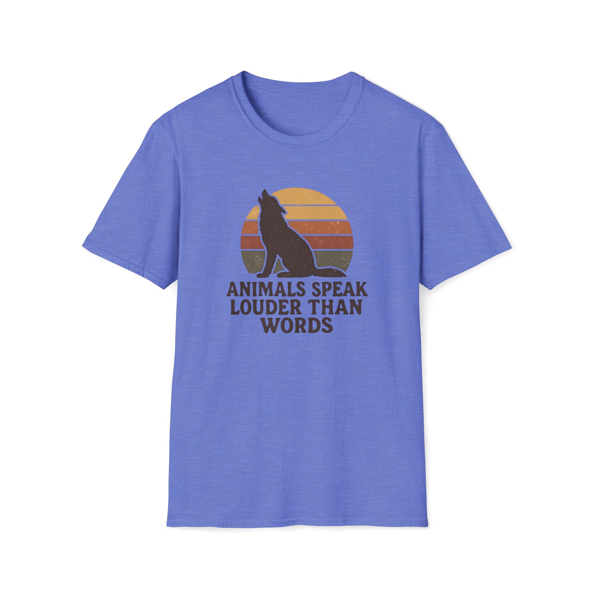 Wolf Silhouette at Sunset T-Shirt