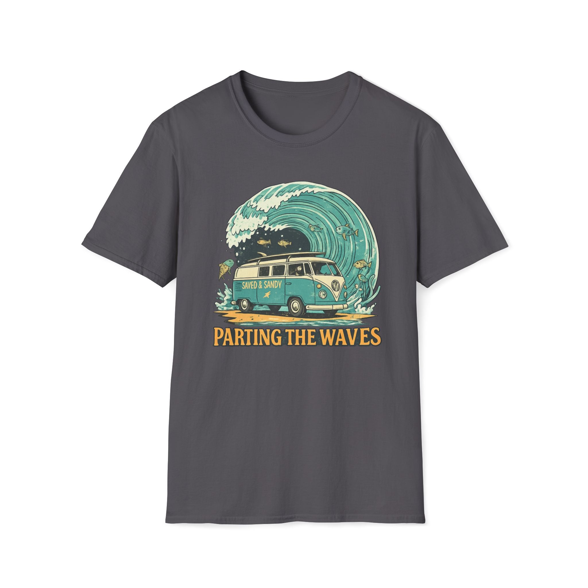 Parting the Waves Van Fish T-Shirt