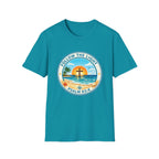 Follow the Light Psalm 93:4 Faith Beach Scene - T-Shirt