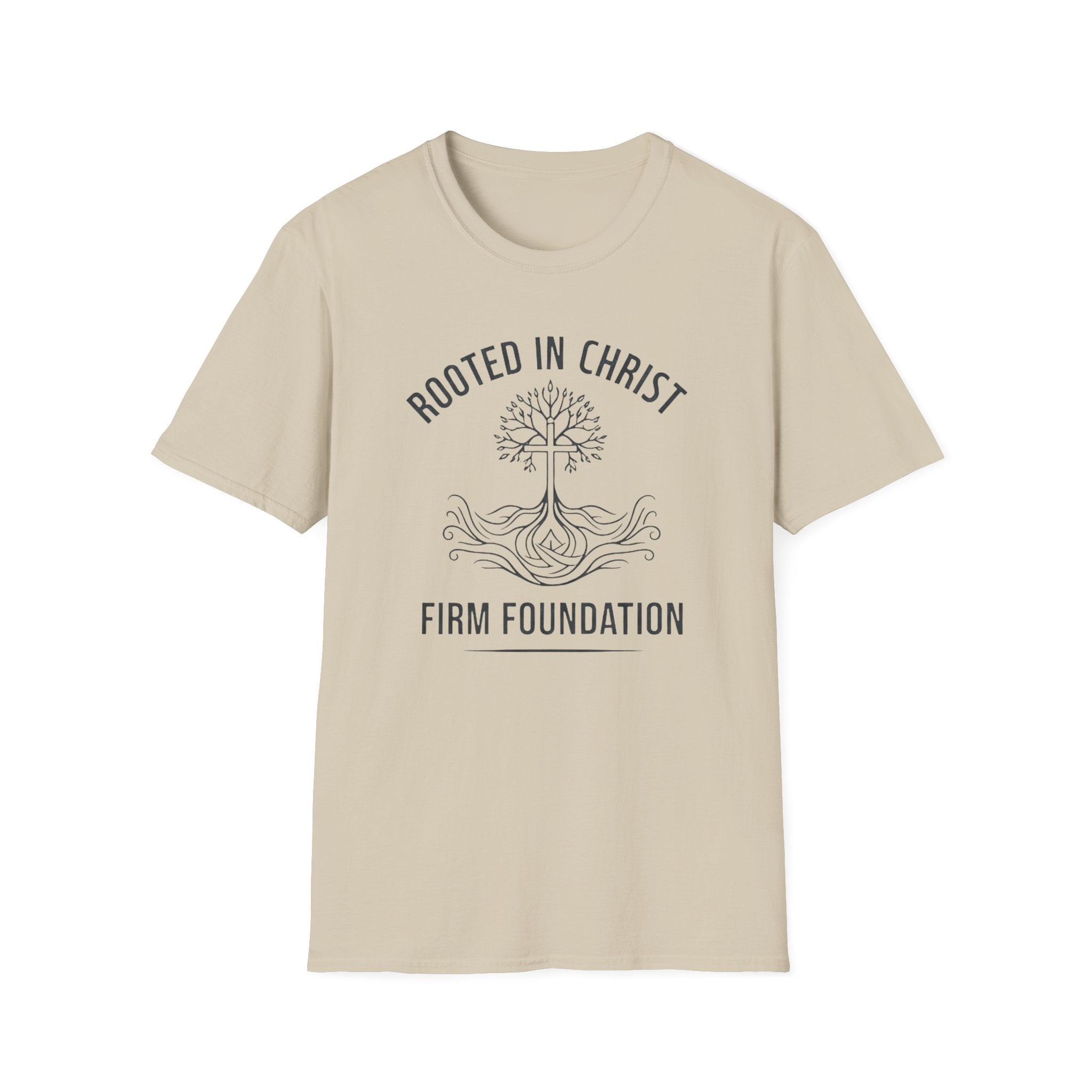 Rooted in Christ Firm Foundation - T-Shirt