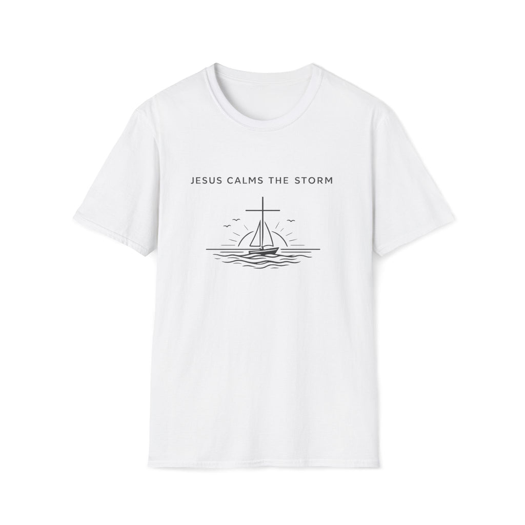 Jesus Calms the Storm Boating T-Shirt