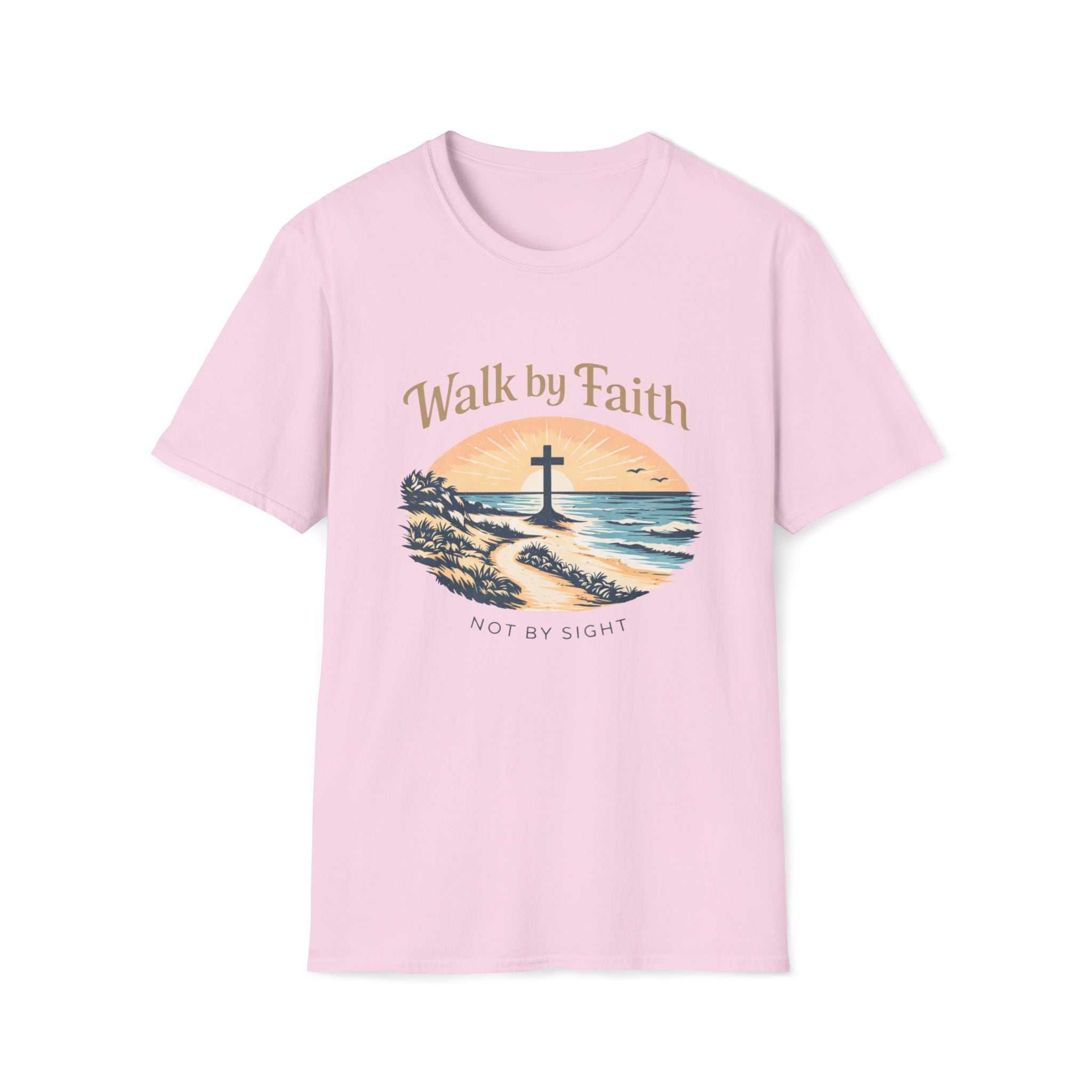 Walk by Faith Not by Sight Beach T-Shirt