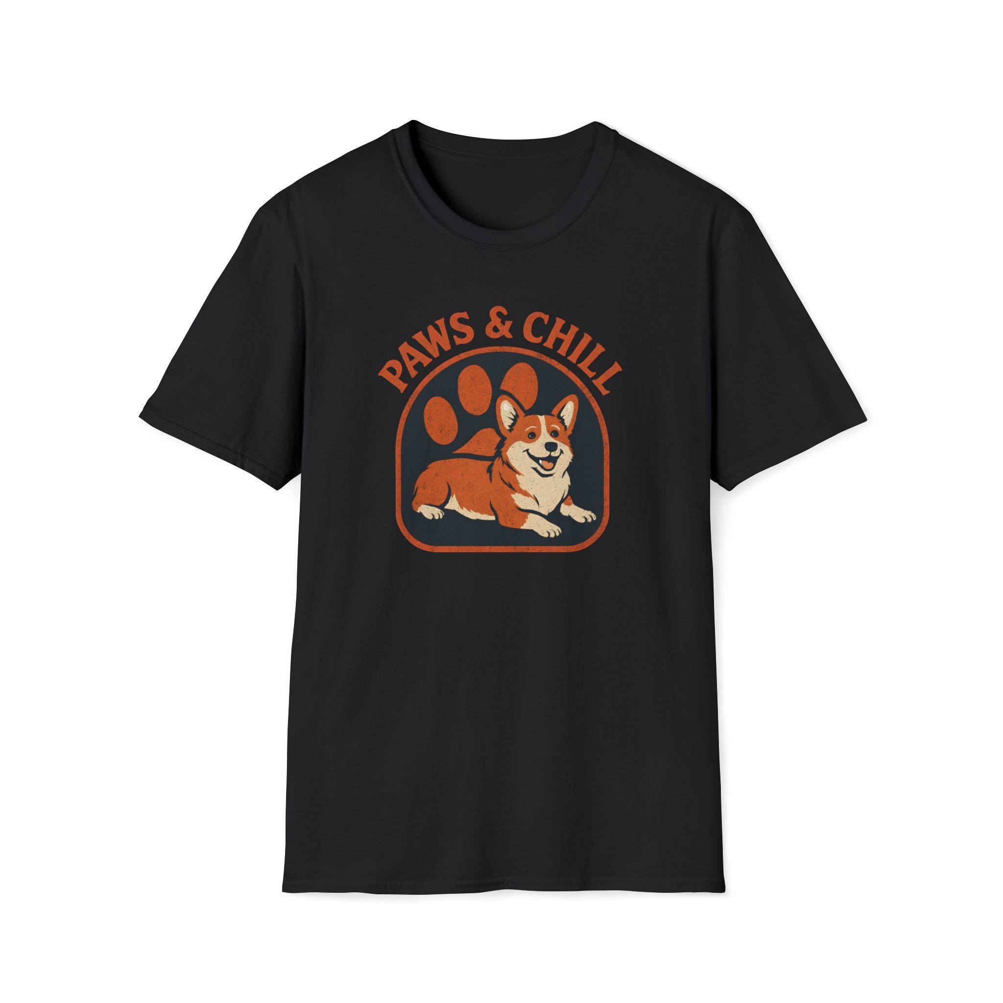 Corgi Paw Print T-Shirt