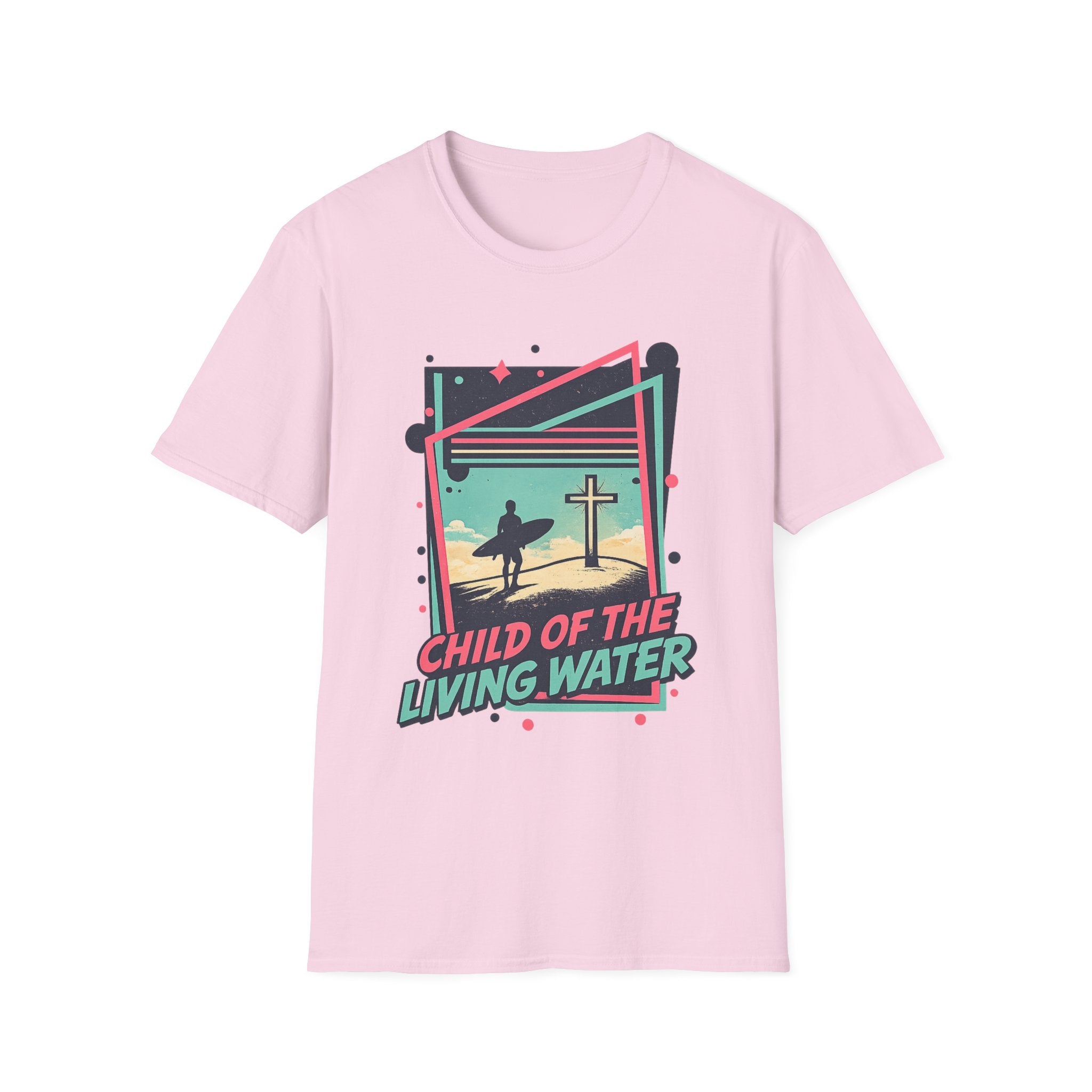 Child of the Living Water Surf Faith Shirt - T-Shirt