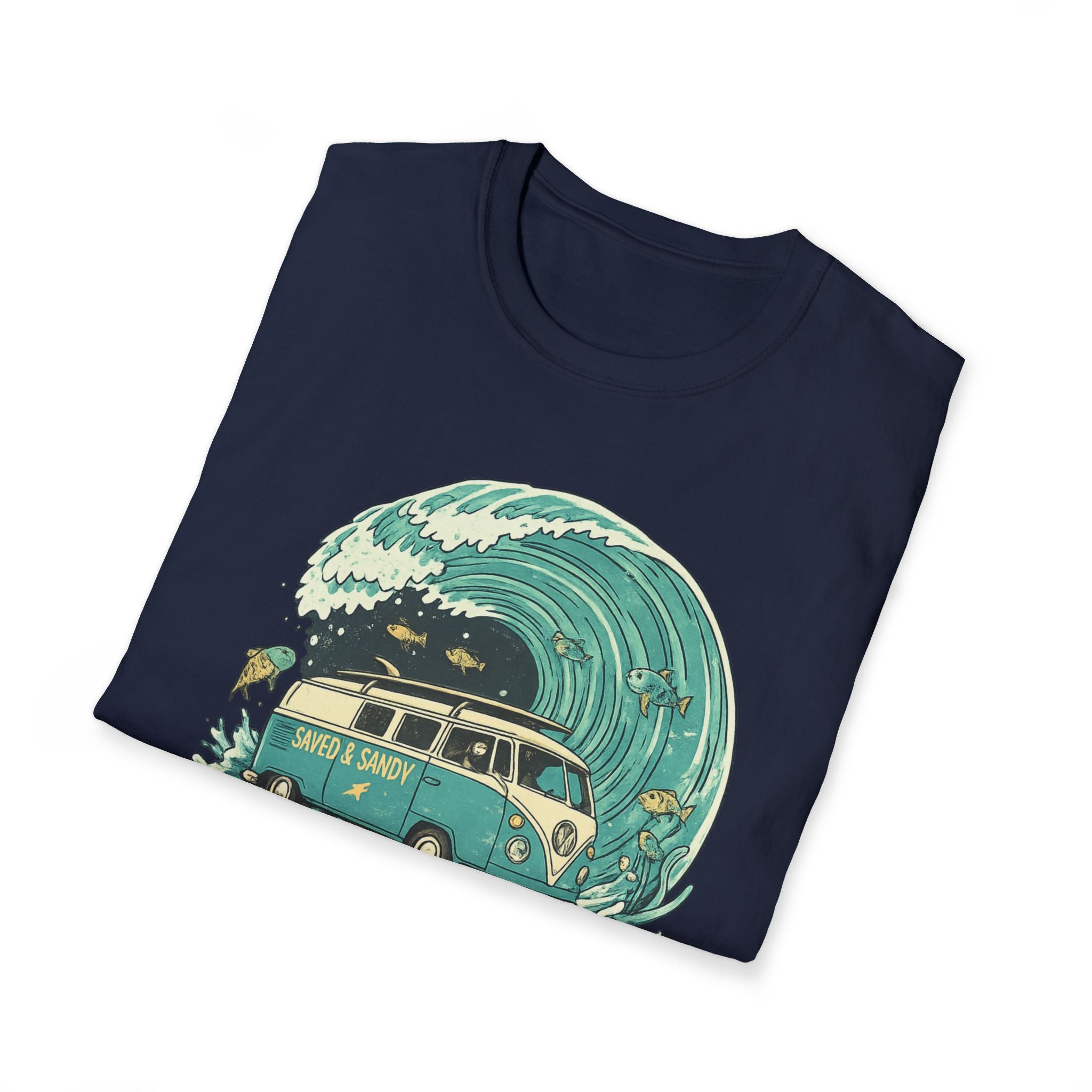 Parting the Waves Van Fish T-Shirt