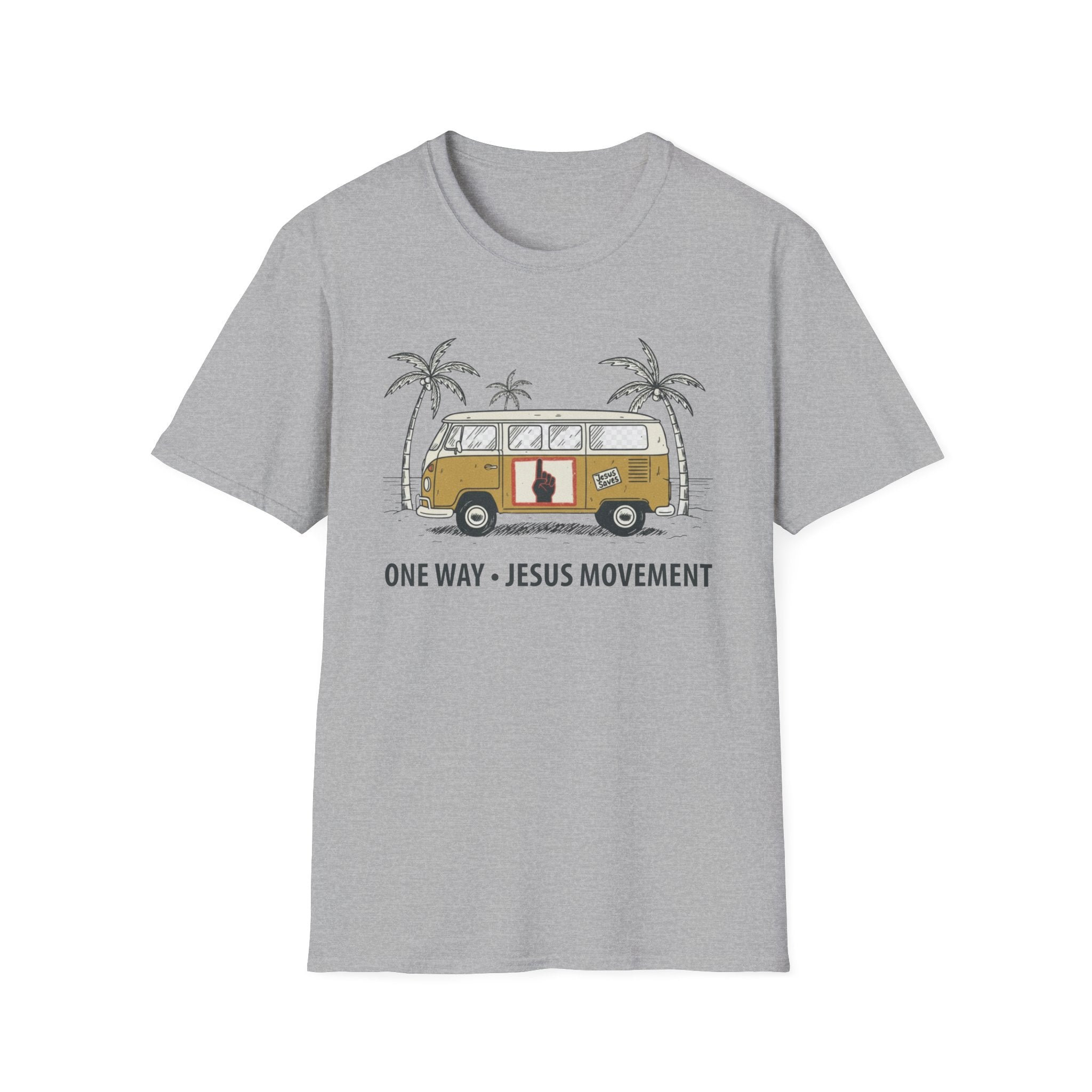 One Way Jesus Movement Van - T-Shirt