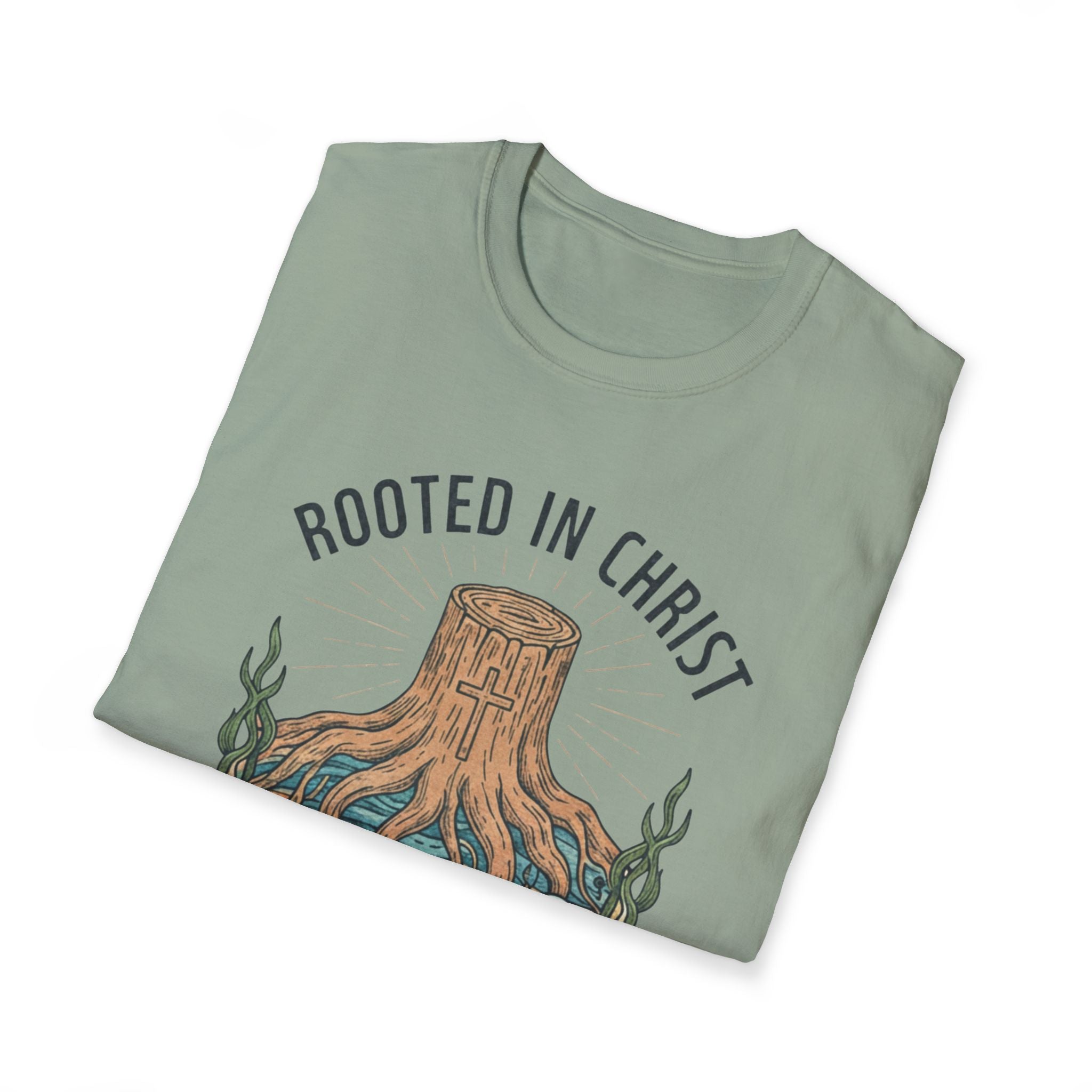 Rooted In Christ Tree Waves