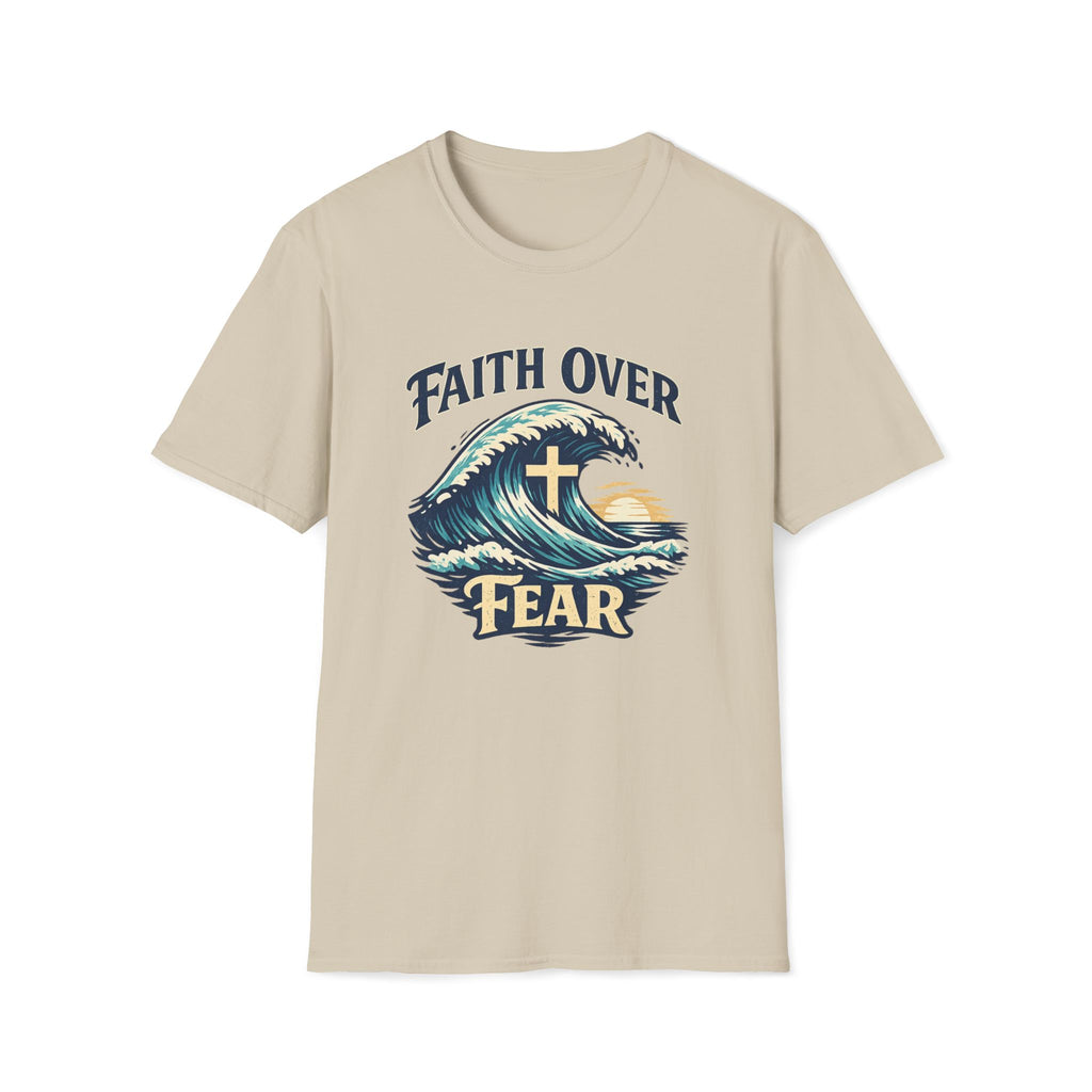Faith Over Fear Wave Sunset T-Shirt