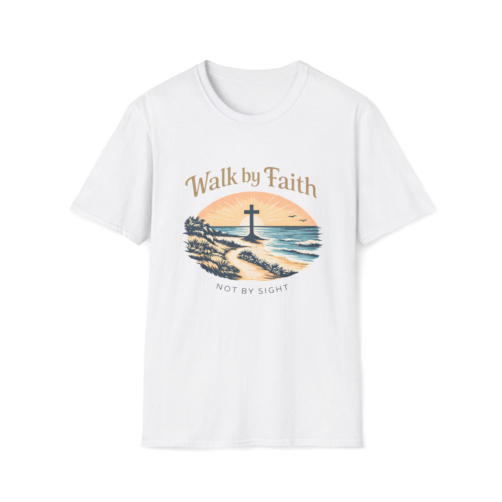 Walk by Faith Not by Sight Beach T-Shirt