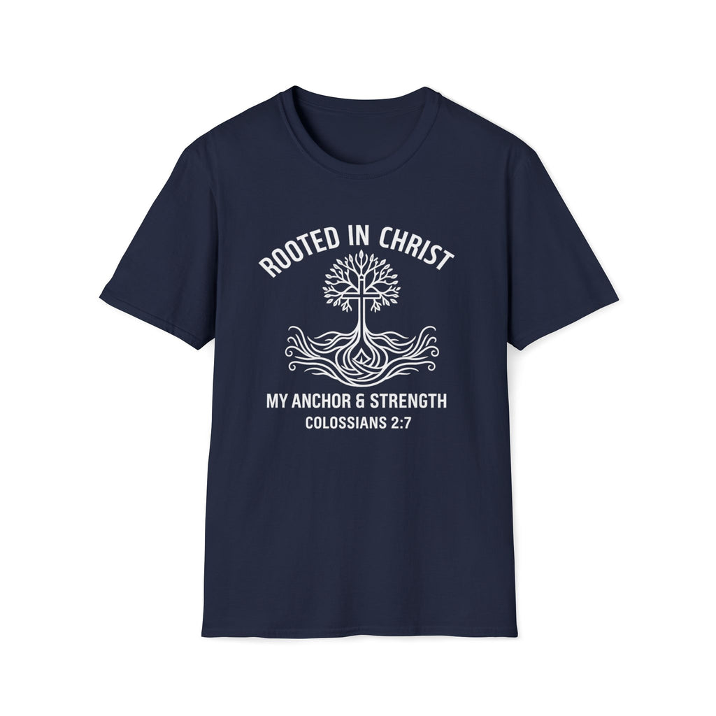 Rooted in Christ My Anchor & Strength T-Shirt
