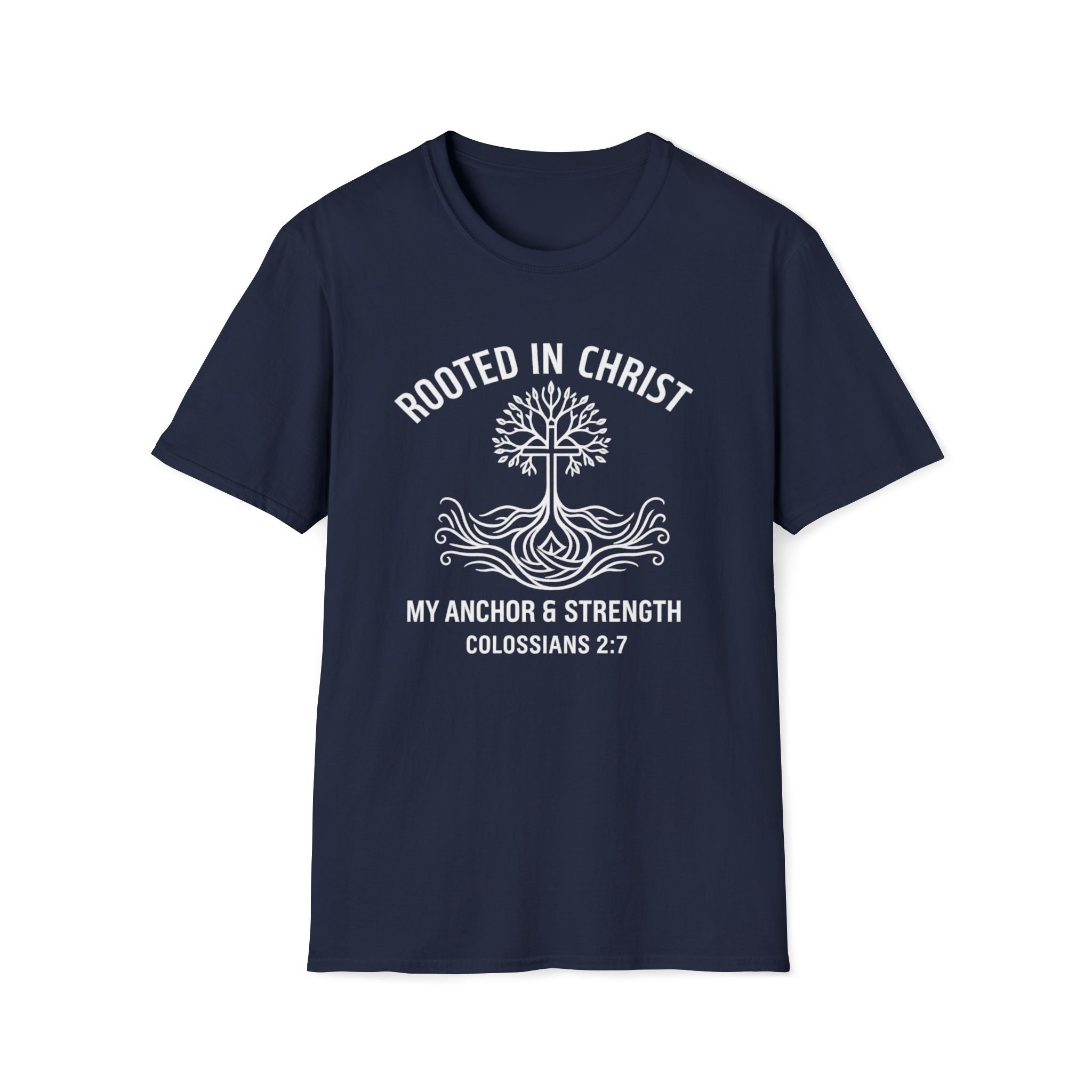 Rooted in Christ My Anchor & Strength T-Shirt