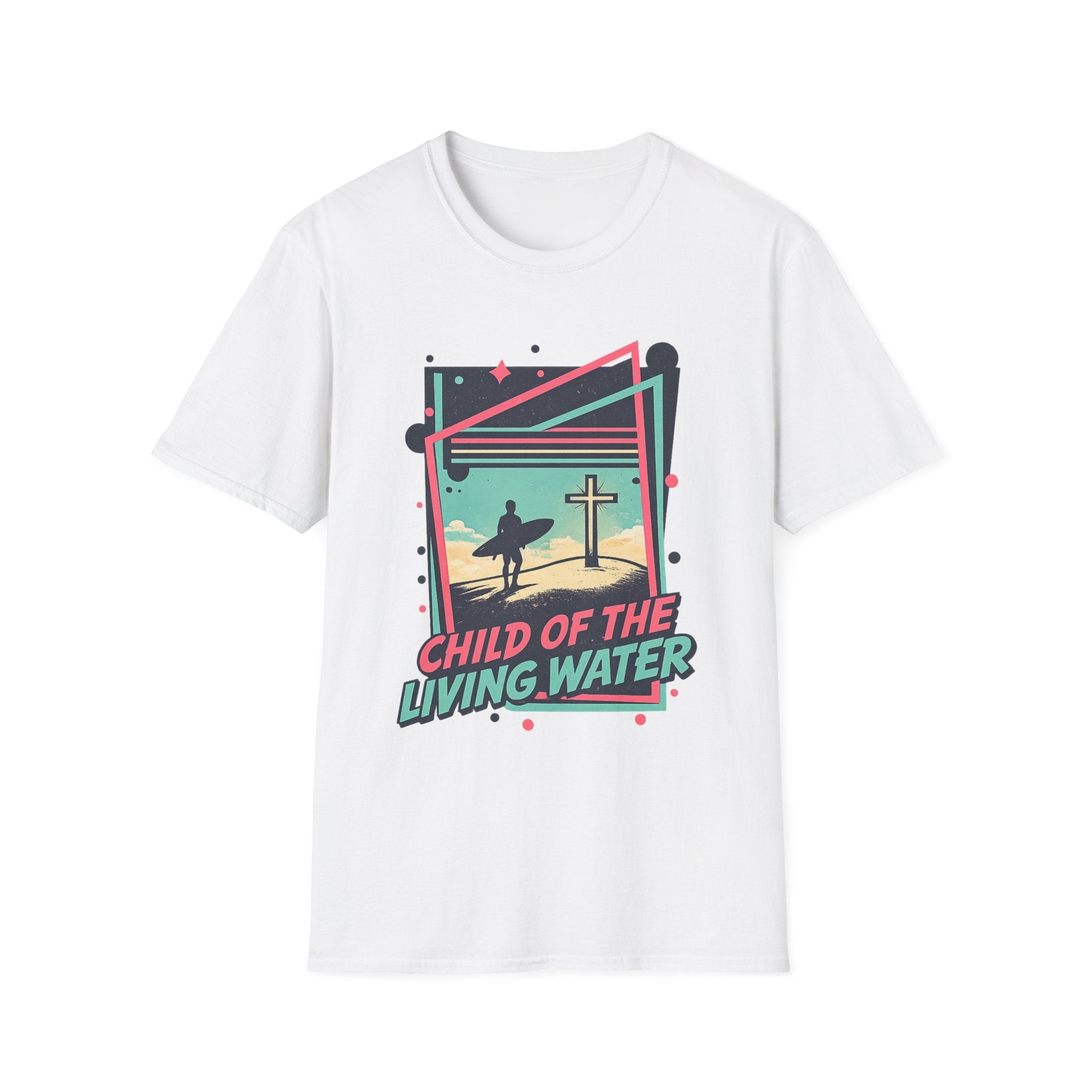 Child of the Living Water Surf Faith Shirt - T-Shirt