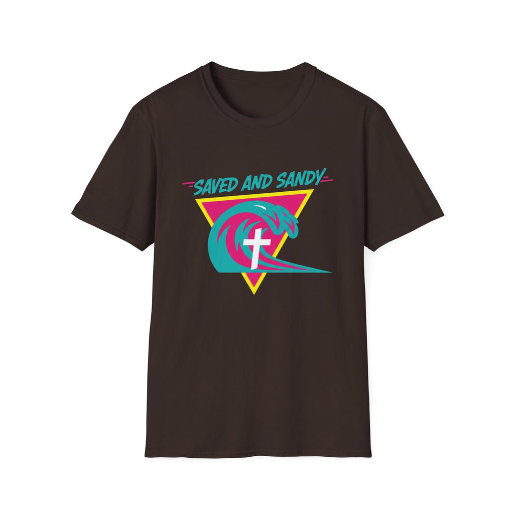 Saved and Sandy Neon - T-Shirt