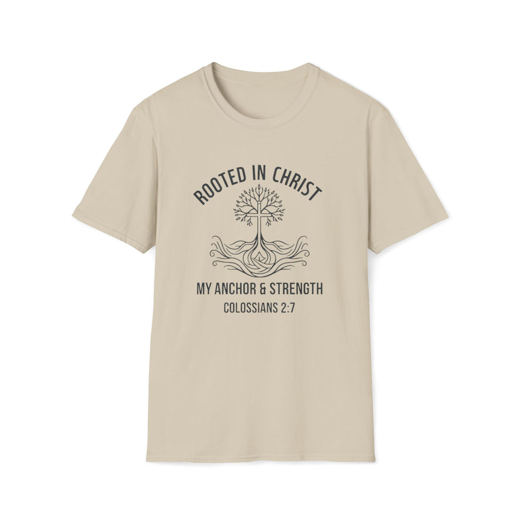 Rooted in Christ My Anchor & Strength T-Shirt