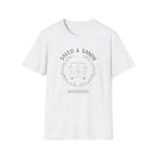 Saved & Sandy Minimalist Wreath Van Indian Harbour Beach  - T-Shirt