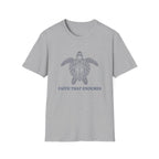 Faith That Endures Alpha Omega Turtle - T-Shirt