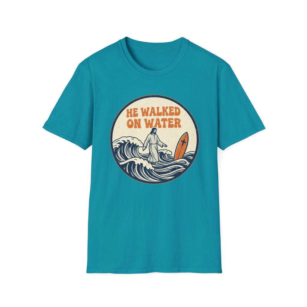 He Walked On Water 70s Vibe - T-Shirt
