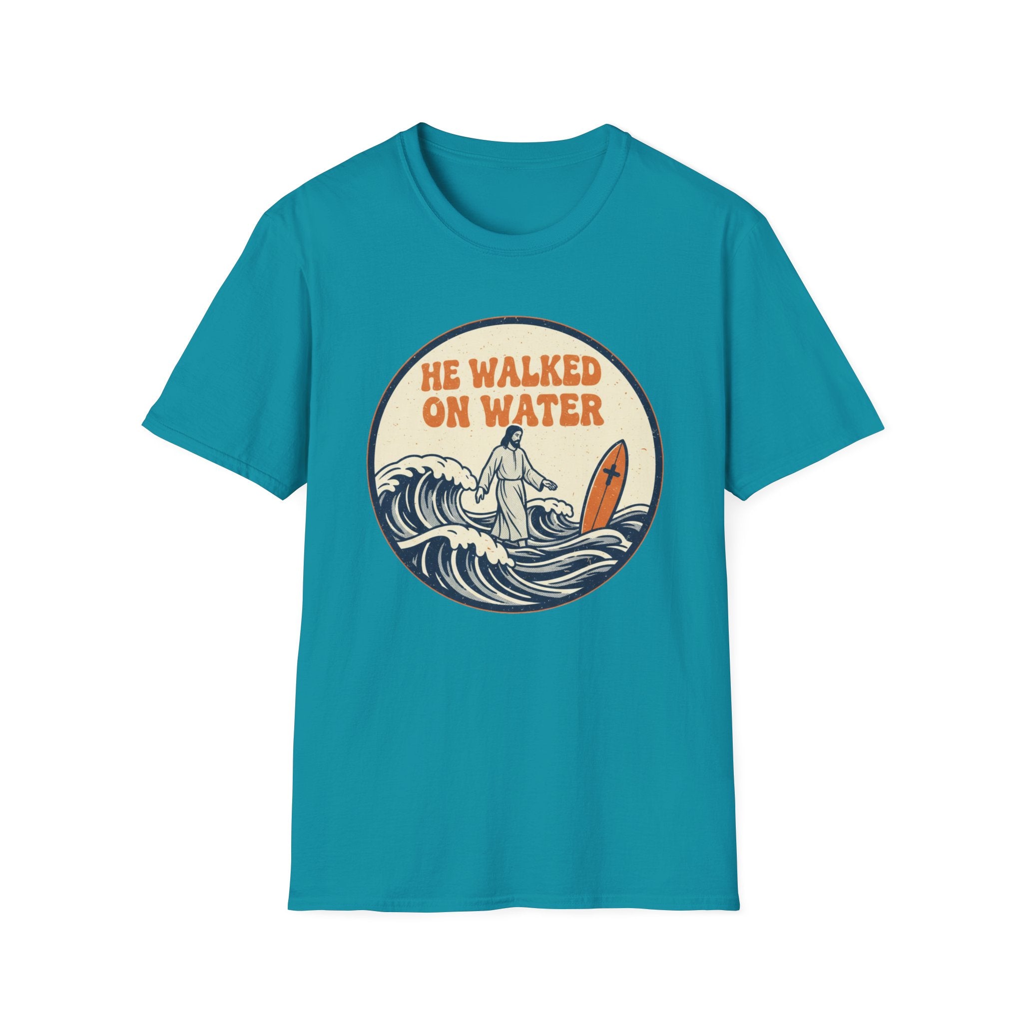 He Walked On Water 70s Vibe - T-Shirt
