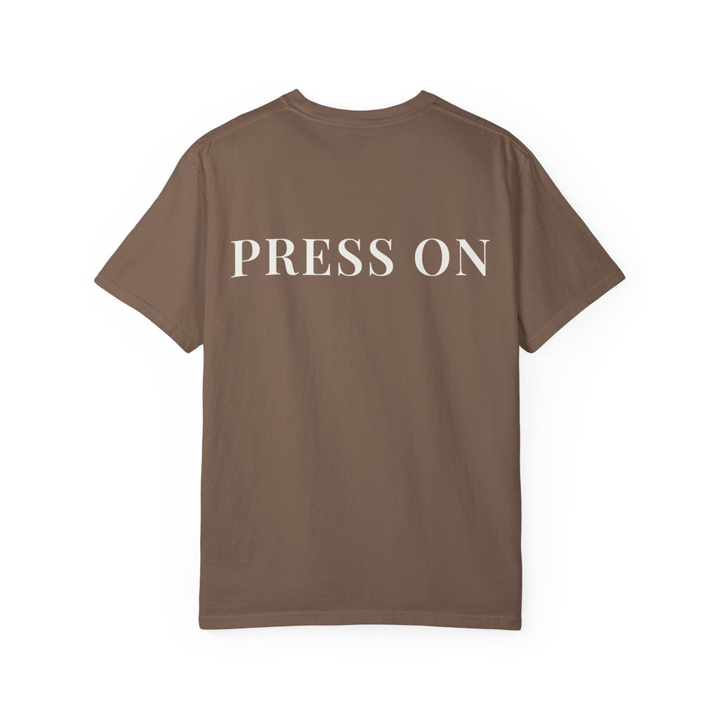 PRESS ON — Back Print Christian T-Shirt