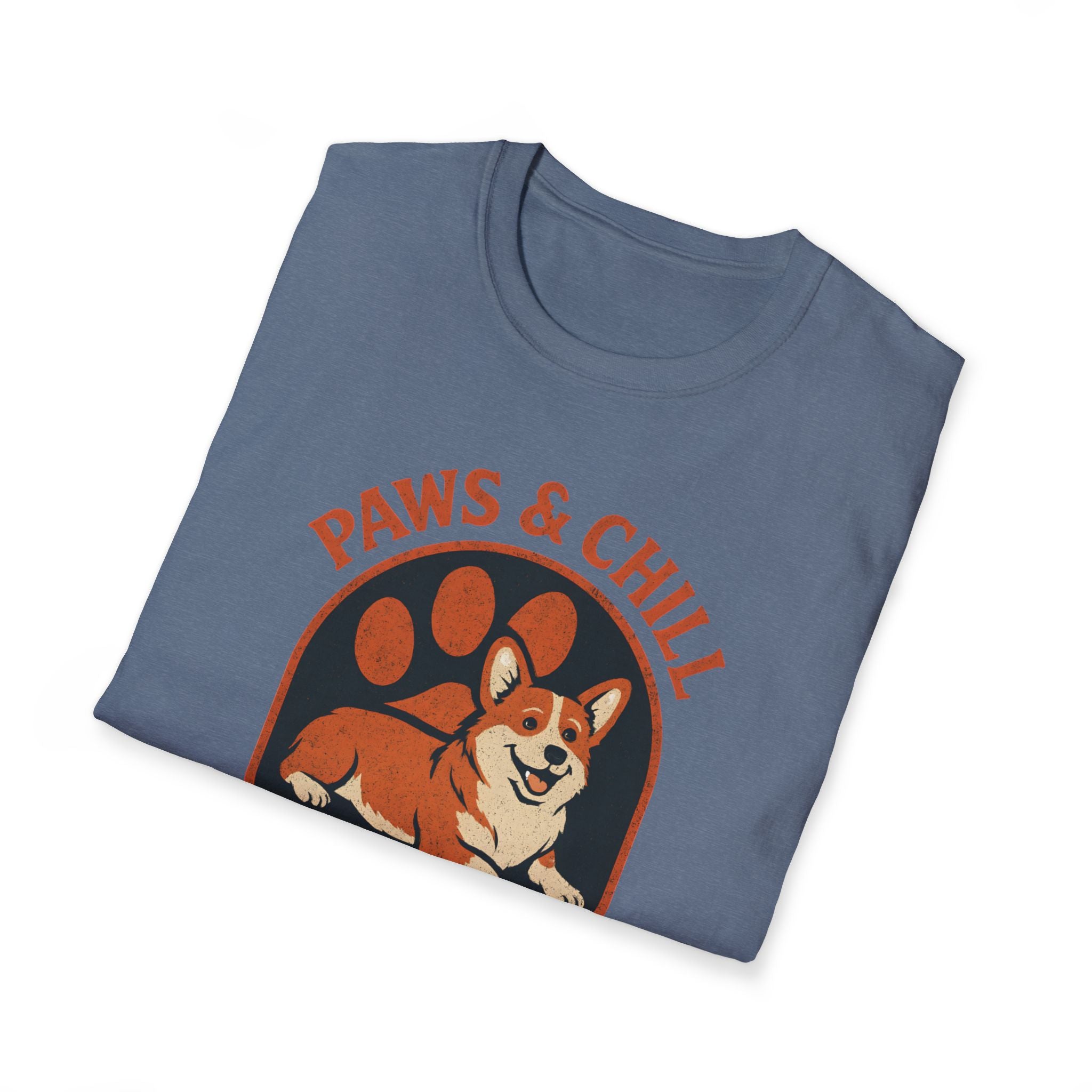 Corgi Paw Print T-Shirt