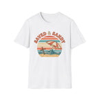 Saved & Sandy Beach Umbrella Retro T-Shirt