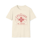Lifeguard He Saves Pink T-Shirt