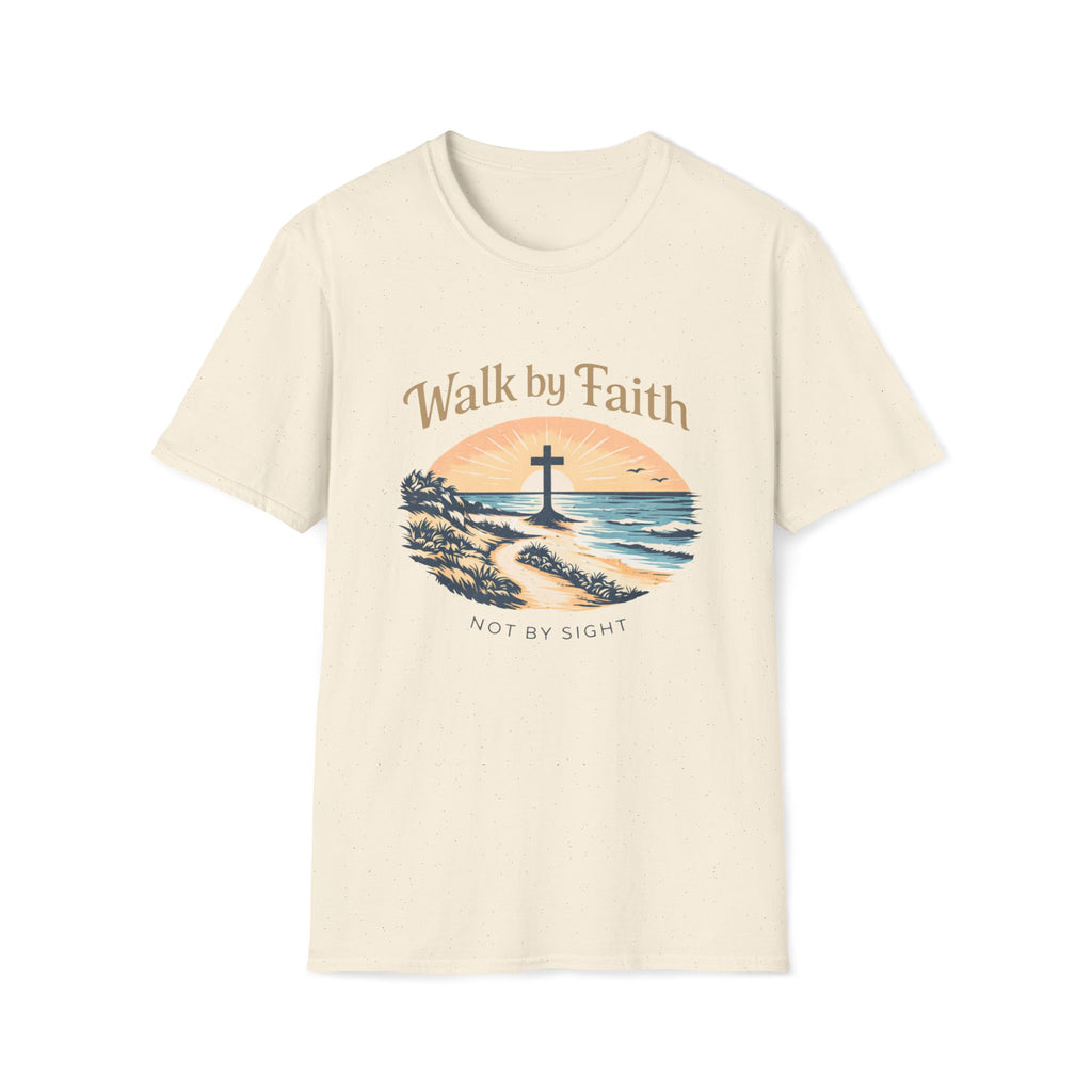 Walk by Faith Not by Sight Beach T-Shirt