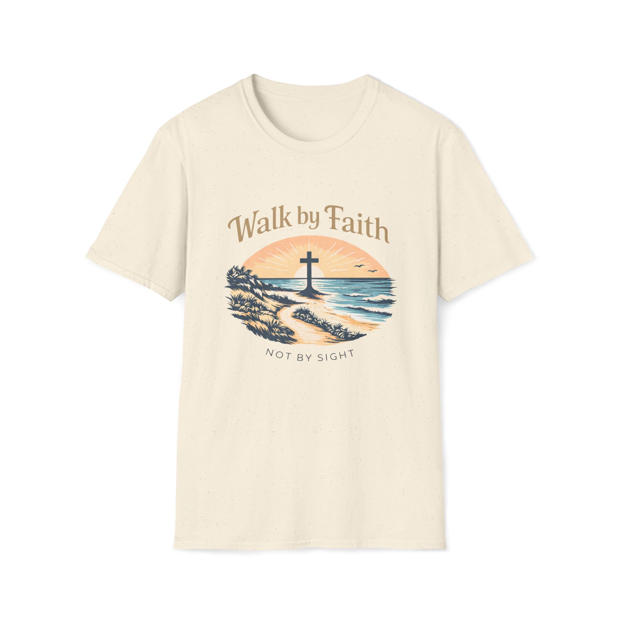 Walk by Faith Not by Sight Beach T-Shirt